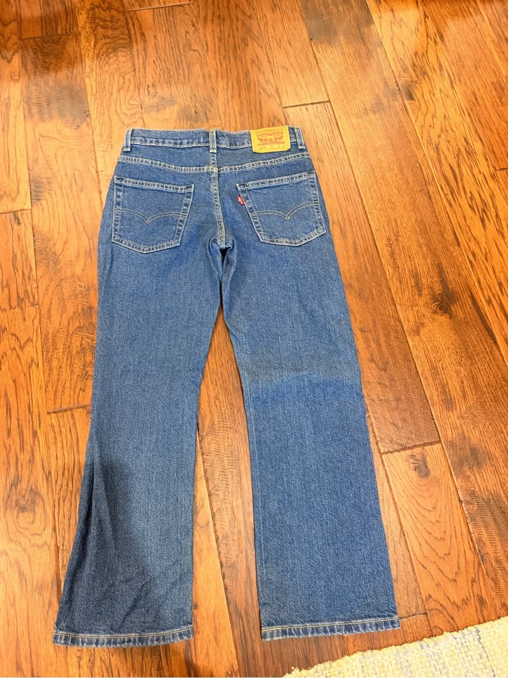 Levi's Dark Blue Authentic Straight Kids Jeans